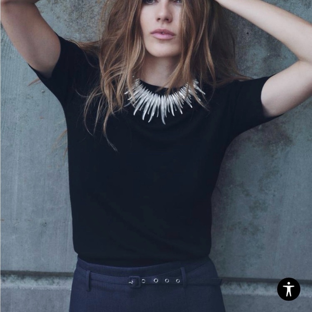 Zara Stretch Knit Pullover